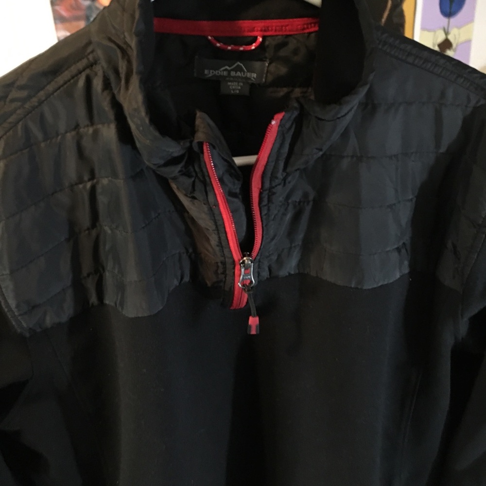 BLACK EDDIE BAUER PULLOVER
